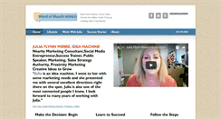 Desktop Screenshot of juliaflynnwerre.com
